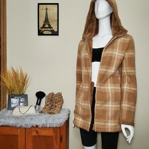 Long sleeve fleece and Sherpa lined Jacket